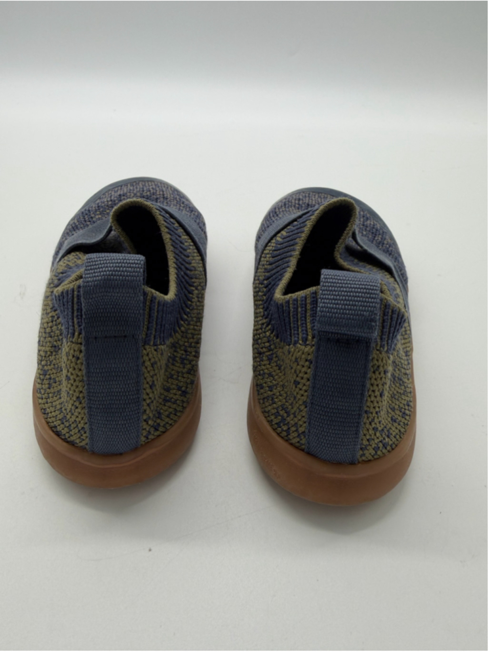 Livie & Luca Lynx Toddler Sneakers Size 9 Blue Knit Slip-On Shoes - Picture 3 of 6
